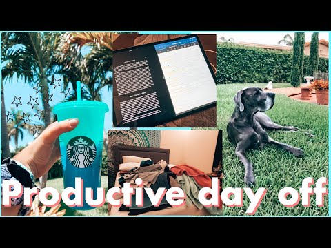 getting my life together on my day off *vlog*