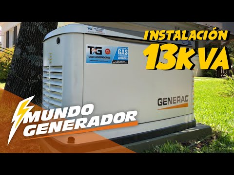▶INSTALACIÓN de un GENERADOR *GENERAC* 13kva – MundoGenerador⚡