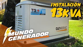 ▶INSTALACIÓN de un GENERADOR *GENERAC* 13kva - MundoGenerador⚡