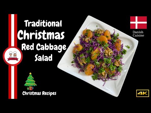 Traditional Christmas Red Cabbage Salad | Danish Recipes | Side dish | @YummybyDanuShashi