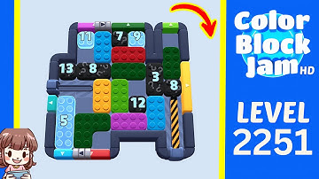 Color Block Jam Level 1344 (2251) Solution Walkthrough
