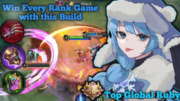 Win Every Rank Game with this Roamer Build | Top Global Ruby Gameplay | Mobile Legends 2022