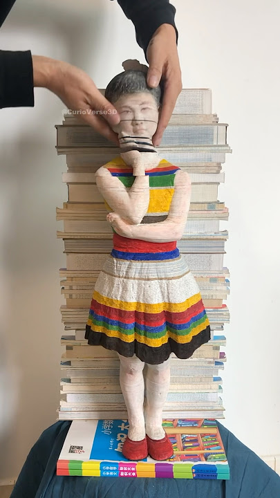 Bending Paper Statue 😱