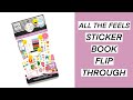 All The Feels Sticker Book Flip Through // The Happy Planner