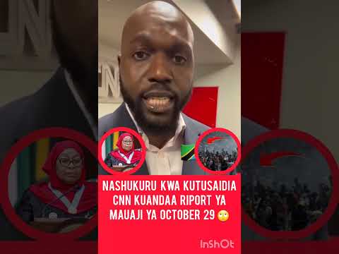 ALIE PREPARES A CNN REPORT TO THANK TANZANIANS