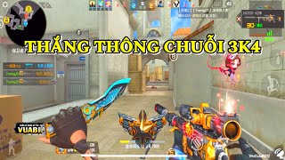 CF Mobile | Cầm Mờ 2 Xị Độ Thắng Thông Chuỗi 3K4 Nhàn Như Đi Cúng Haha | Tường CT