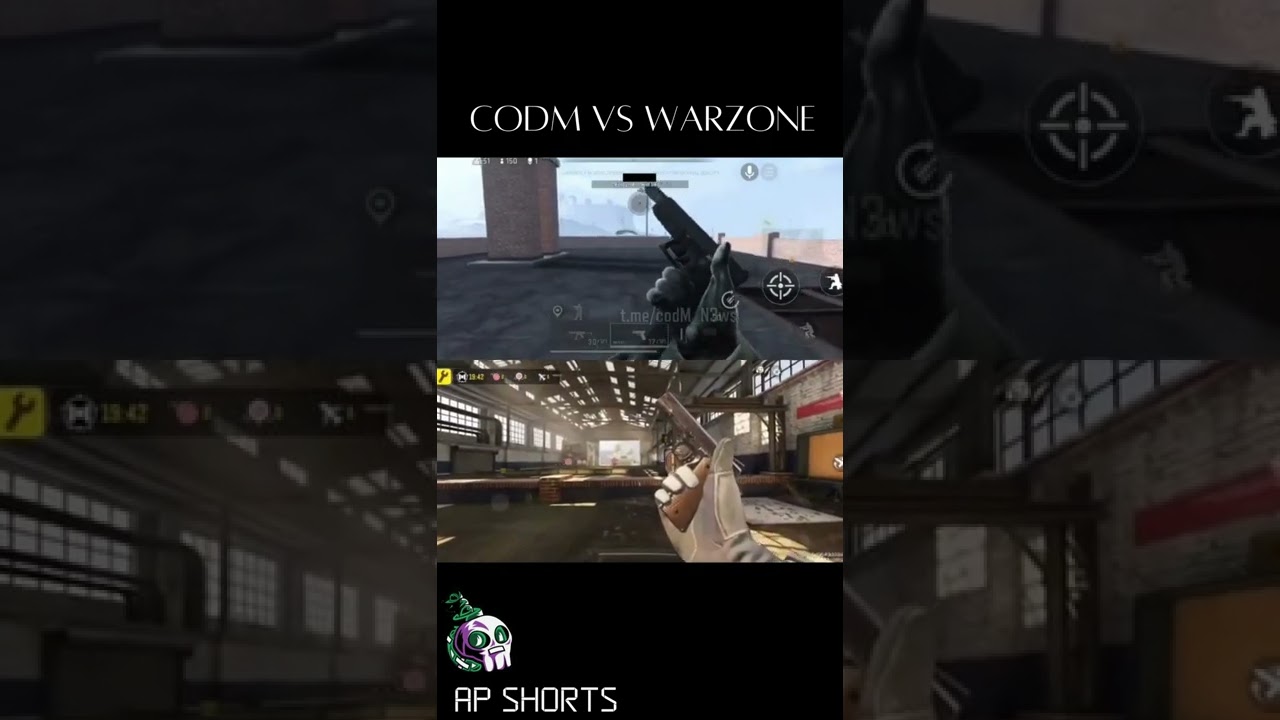 CODM vs warzone weapon inspection || 