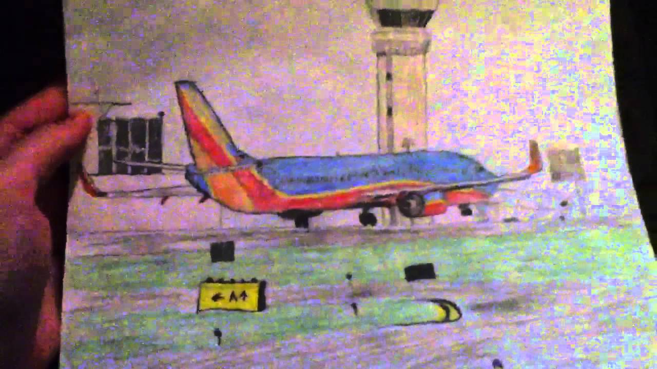 My Southwest Airlines 737 Drawing - YouTube