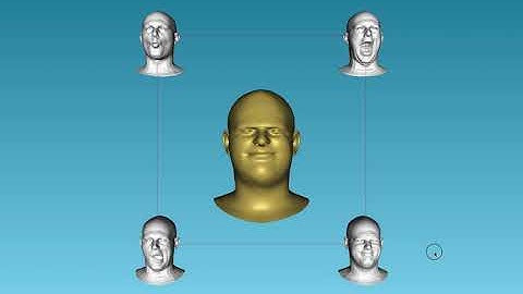 Convolutional Mesh Autoencoder (CoMA) inference Pt.2