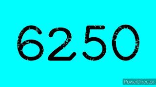 Challenge countdown from 6300