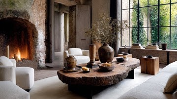 Modern Homes Embracing Axel Vervoordt Aesthetics with Calm and Timeless Winter Decor Inspirations