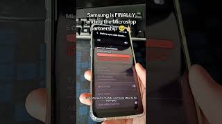 #Samsung #Microsoft #Microslop #Tech #TechTok #Android First actual #Short on #YouTube
