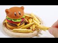 【 粘土 】カービィなハンバーガー作ってみた〜How to make a Kirby hamburger with Polymer clay〜【Clay Art】
