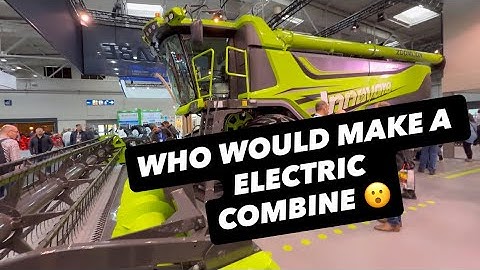  ELECTRIC COMBINE  ZOOMLION DAY 2 AGRITECNICA 2025 #AnswerAsAPercent 2060