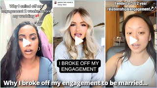 Why Women Decided to Call Off Their Engagement | TikTok Compilation