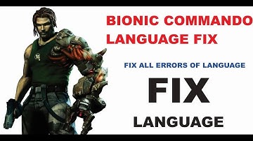BIONIC COMMANDO LAGUAGE FIX   HOW TO FIX BIONIC CAMMANO LANGUAGE OTHERS TO ENGLISH IN SIMPLE STEP