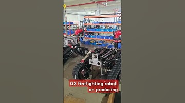 GX 4WD firefighting robot #firefightingrobot #ugv #robot #firesafety #firerescue #innovation