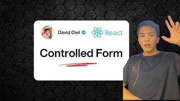 React | Controlled Form | Project Based Learning | CODING with David