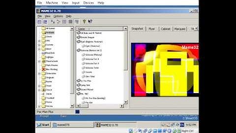 ReactOS Testing 0.4.10 - MAME32 0.78