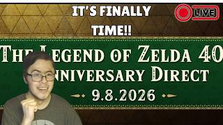 The Zelda 40th Anniversary Direct is HERE!! LET'S REACT LIVE