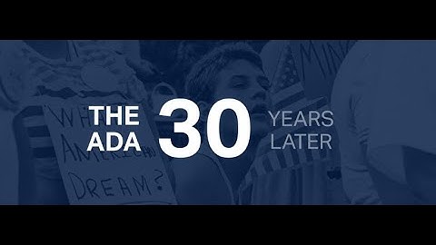 ADA 30 - The ADA Generation