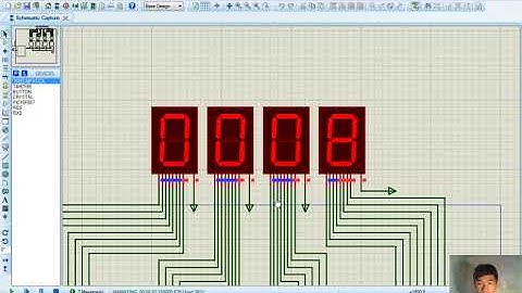 Bài 3: Led 7 đoạn dùng ic dịch 74HC595 và dùng phương pháp quét