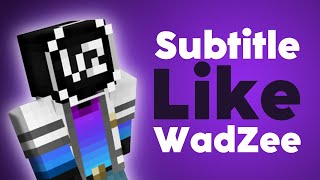 How To Subtitle Like WadZee In Premiere Pro | Ultimate Guide