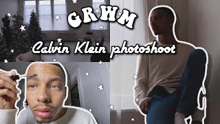 VLOGMAS/GRWM + Calvin Klein Photoshoot 🤍📸