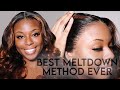 *no curling needed* HOW TO MELT YOUR LACE ((EASY)) 😍😍 | BALAYAGE OMBRE HIGHLIGHT WIG || Yolissa Hair