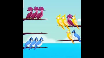bird sort puzzle | #gaming #gamingshorts #shorts #shortgame