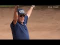 Miguel Angel Jiménez holes bunker shot for EAGLE at Trophy Hassan II | 2024