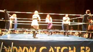 Wrestling Stars - Tag team match Miss Agathe & Amy Morgane vs Marine & Shanna