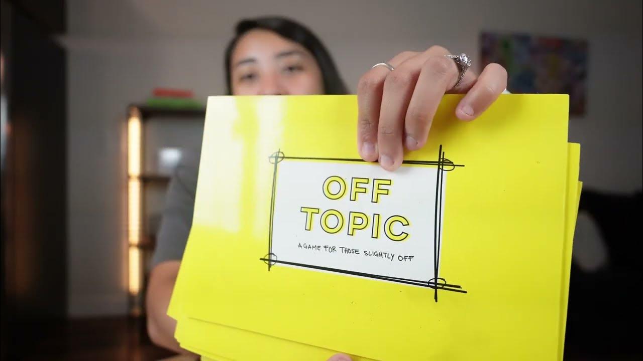 Off Topic Adult Party Game Instructions + Review! 