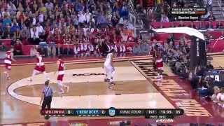 Wisconsin Vs Kentucky Andrew Harrison 3-Pointer