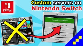 How to join custom servers on Nintendo Switch [Minecraft Bedrock Tutorial] screenshot 5