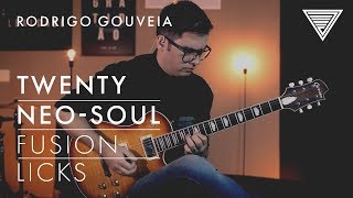 Miniatura del video "Rodrigo Gouveia's 20 Neo-Soul Fusion Licks | JTC Guitar"