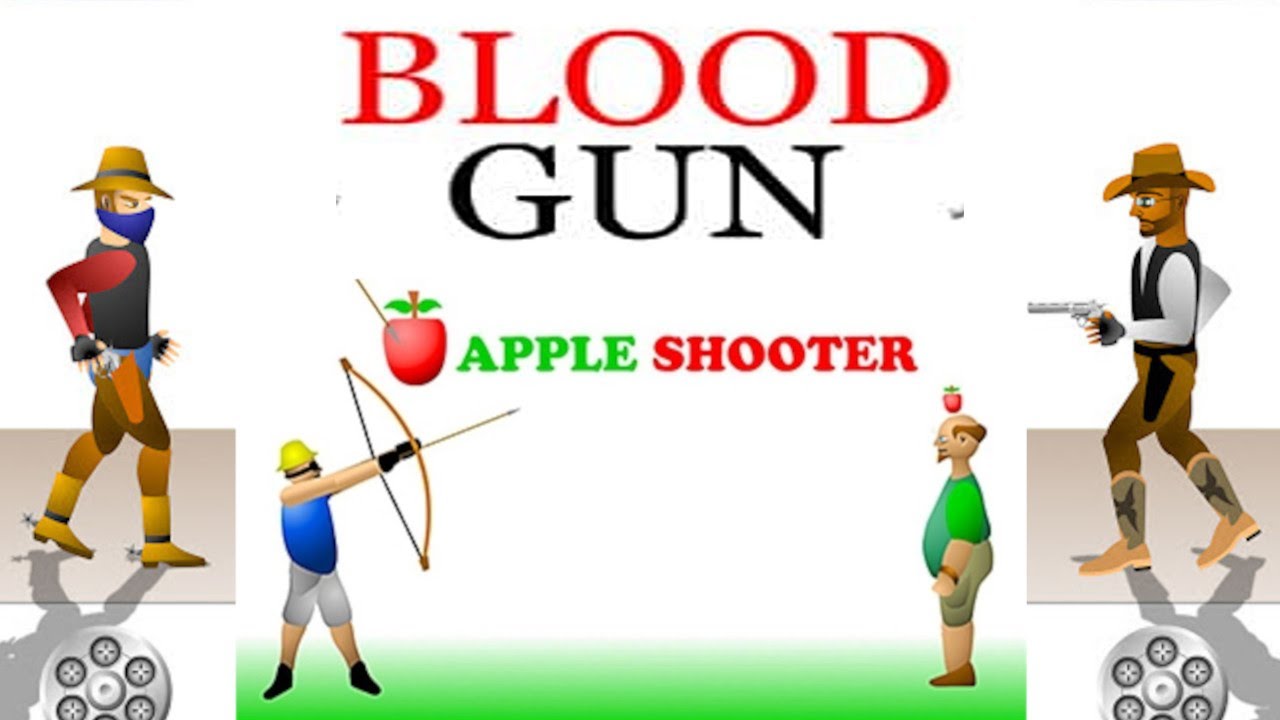 Blood Gun, Apple Shooter, QWOP (FLASH GAMES) GAMEPLAY