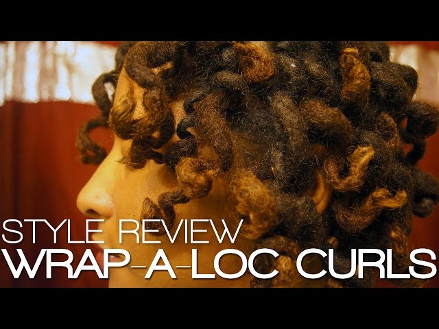 Wrap-A-Loc Curls on Thick Locs