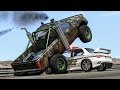 Crazy Police Chases #6 - BeamNG Drive Crashes