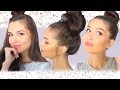 3 ОБЪЕМНЫХ ПУЧКА НА КАЖДЫЙ ДЕНЬ | Easy Messy Buns 🎀