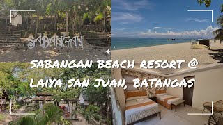 Sabangan Beach Resort | Laiya, San Juan, Batangas | Resort Accommodation inclusive of Meals