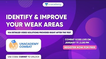 Unacademy Combat for CSIR Aspirants | All India Live Contest | CSIR 2021
