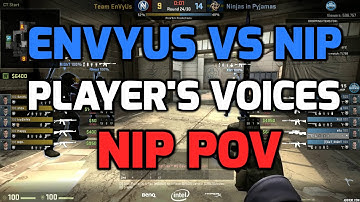 Katowice 2015 - EnVyUs vs NiP cache 1/2 finals players voices (NiP POV Swedish)