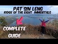 Pat sin leng 8 immortals hike  complete guide hok tau to tai mei tuk route