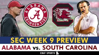Alabama vs. South Carolina Preview Ft. LaNorris Sellers & Dylan Stewart | SEC Week 9 Matchup