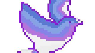 Bird pixel art screenshot 4