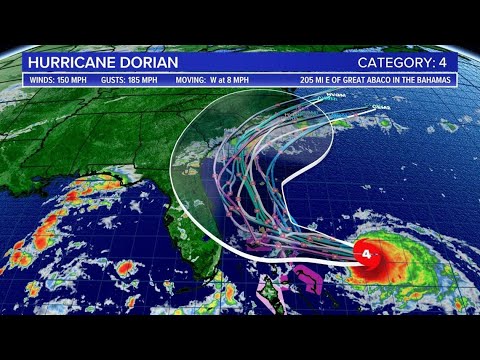 Hurricane Irma Spaghetti Chart