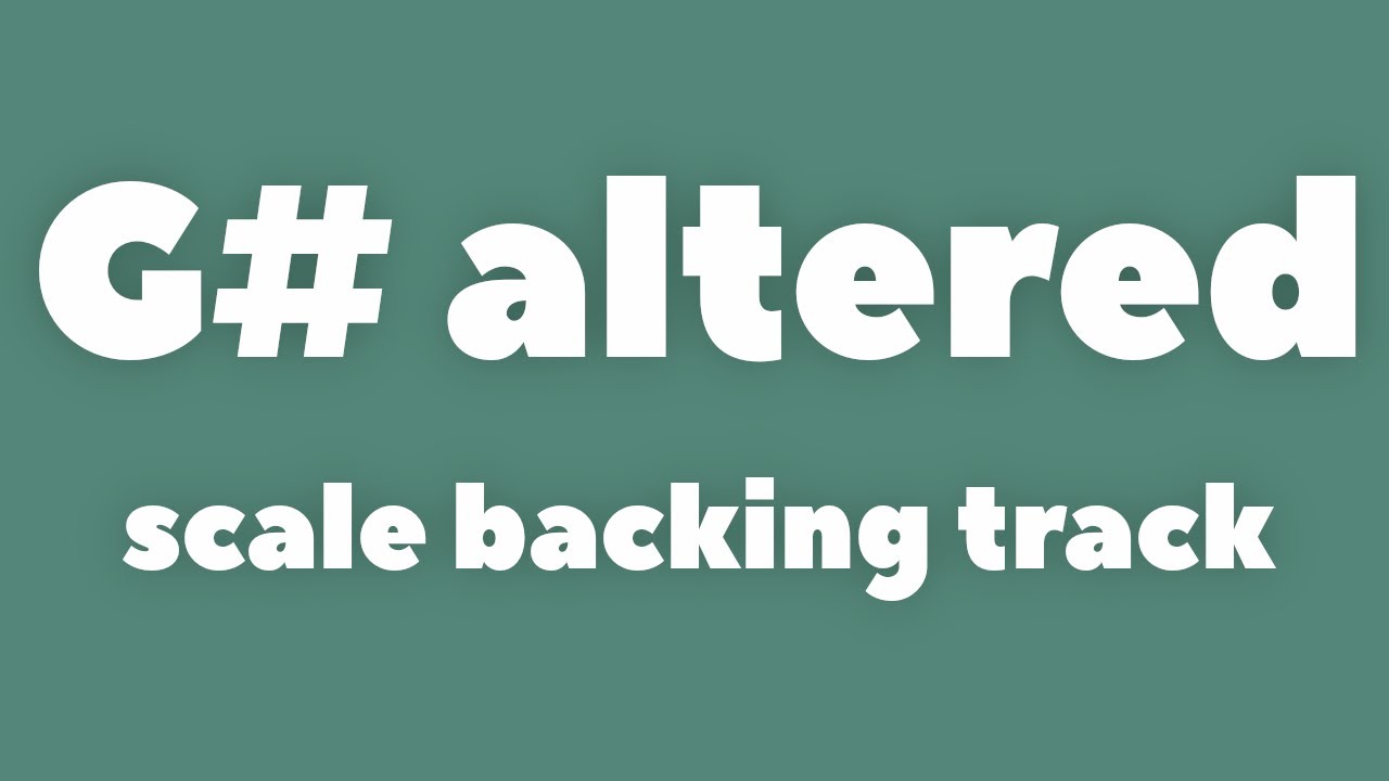 G# altered / Ab altered scale | Backing Track