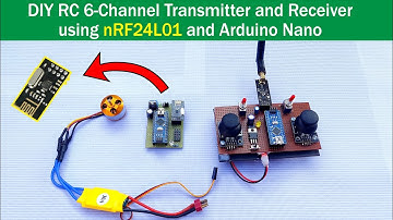How to Make RC Transmitter and Receiver using nRF24L01 and Arduino | DIY RC Remote