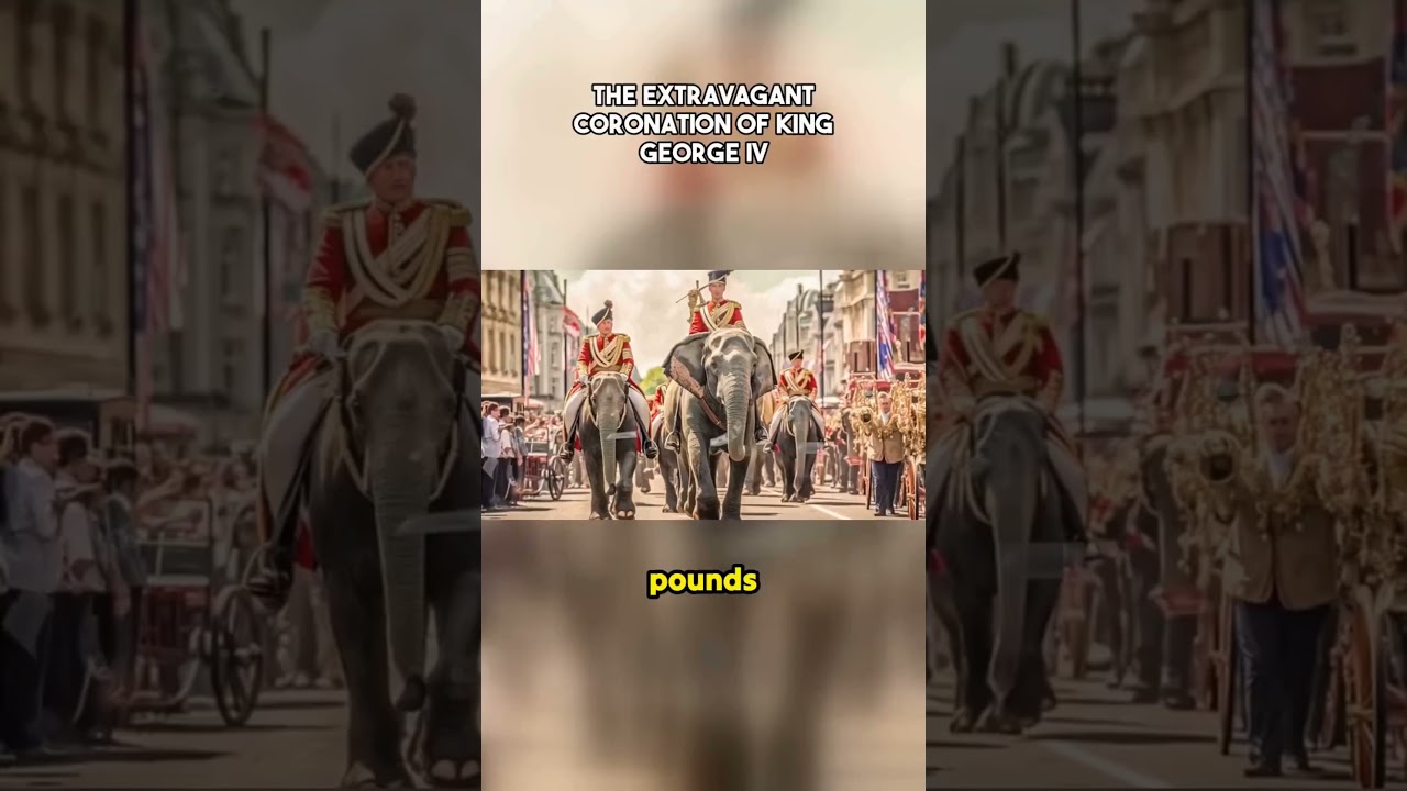 The Most Expensive Coronation in British History  #history  #shortvideo #ai